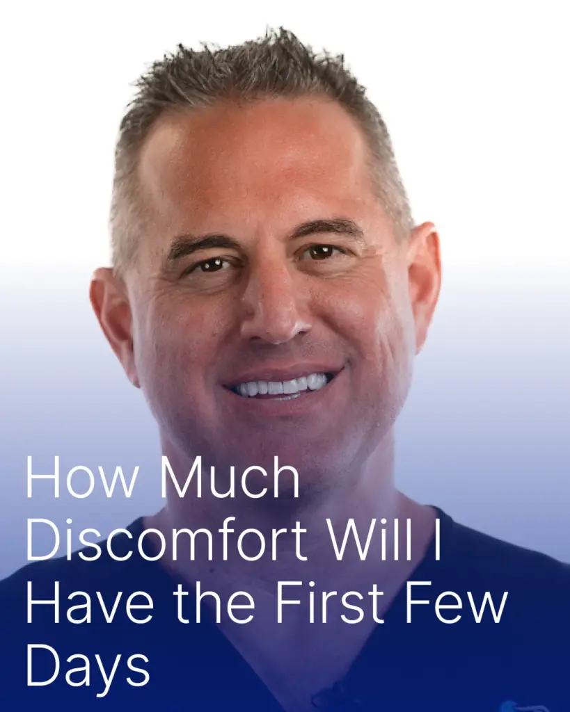 How Much Discomfort Will I have The First Few Days? | Complete Dental Care