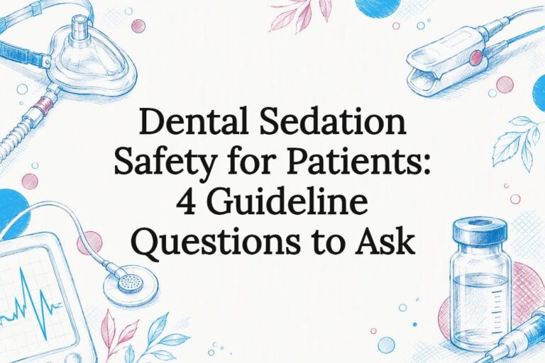 Dental Sedation Safety for Patients: 4 Guideline Questions to Ask