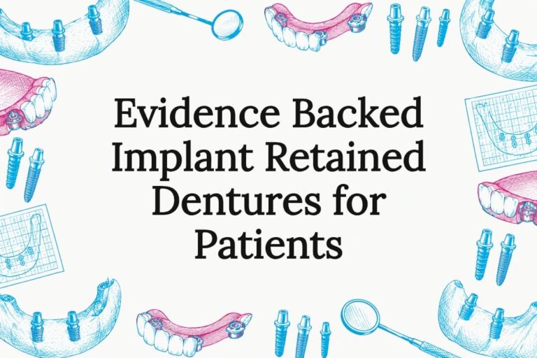 Evidence Backed Implant Retained Dentures for Patients
